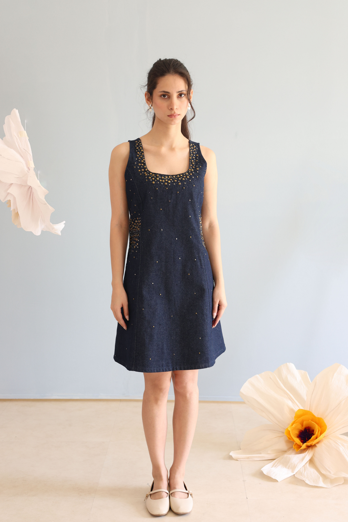 Midnight Blue Denim Dress
