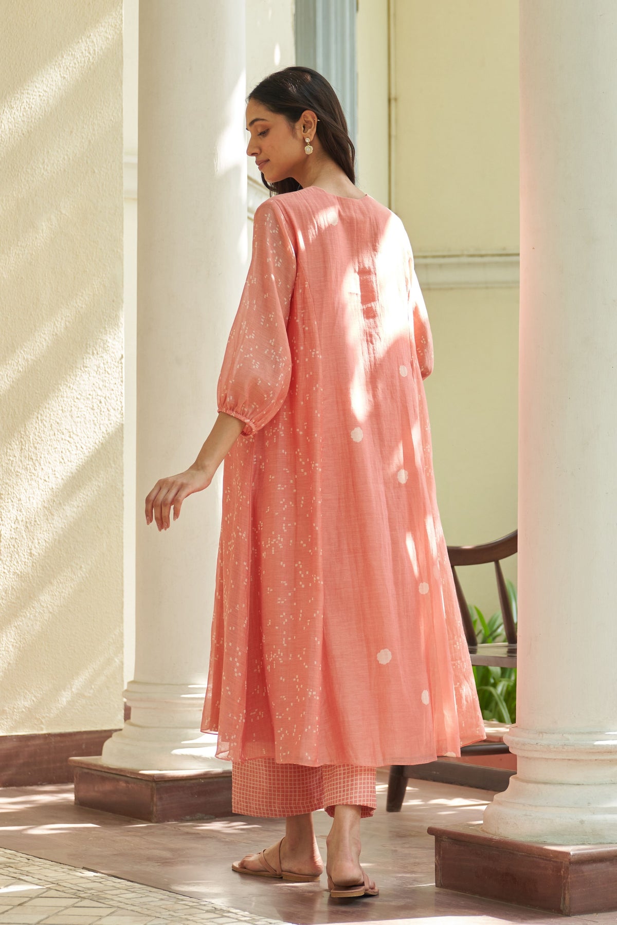 Hibiscus Pintuck Kurta Set