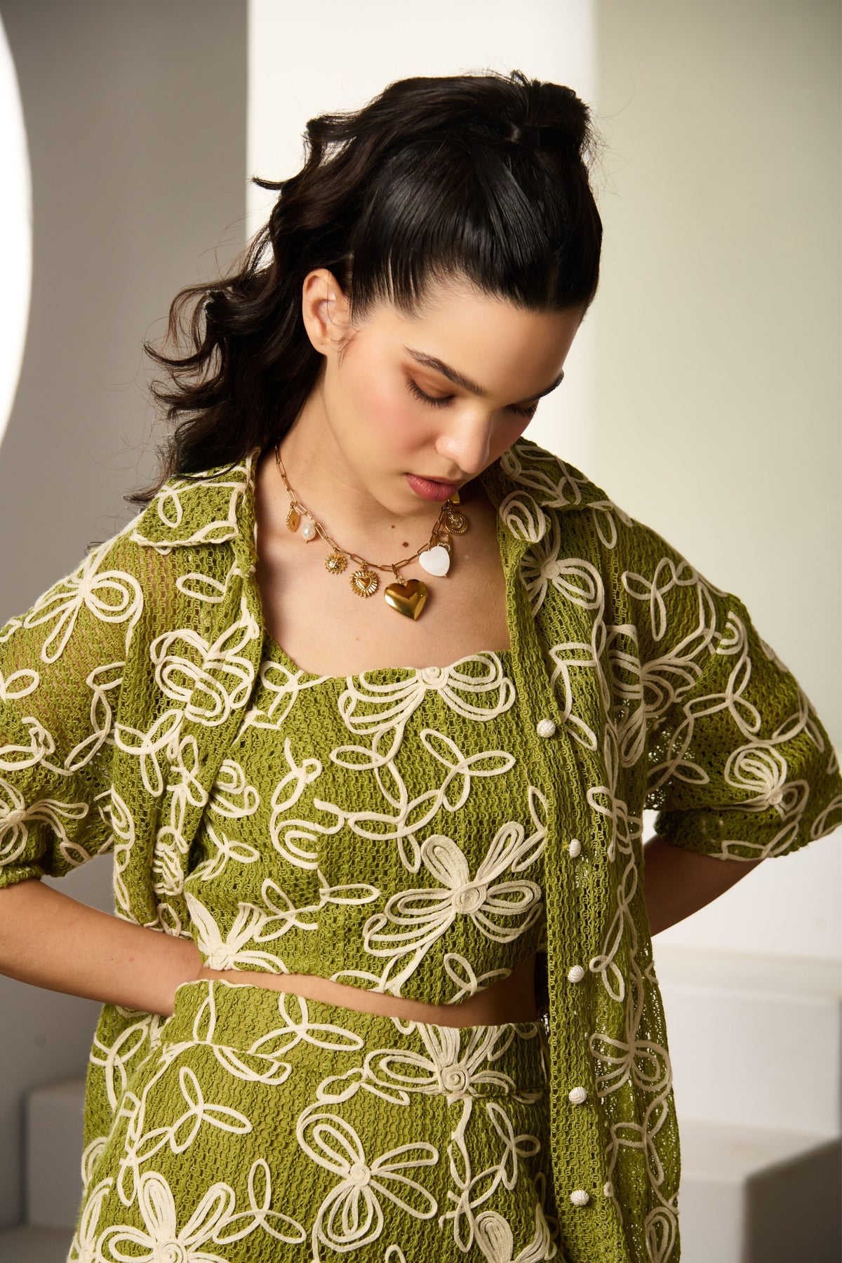 Maelis Pine Co-ord Set