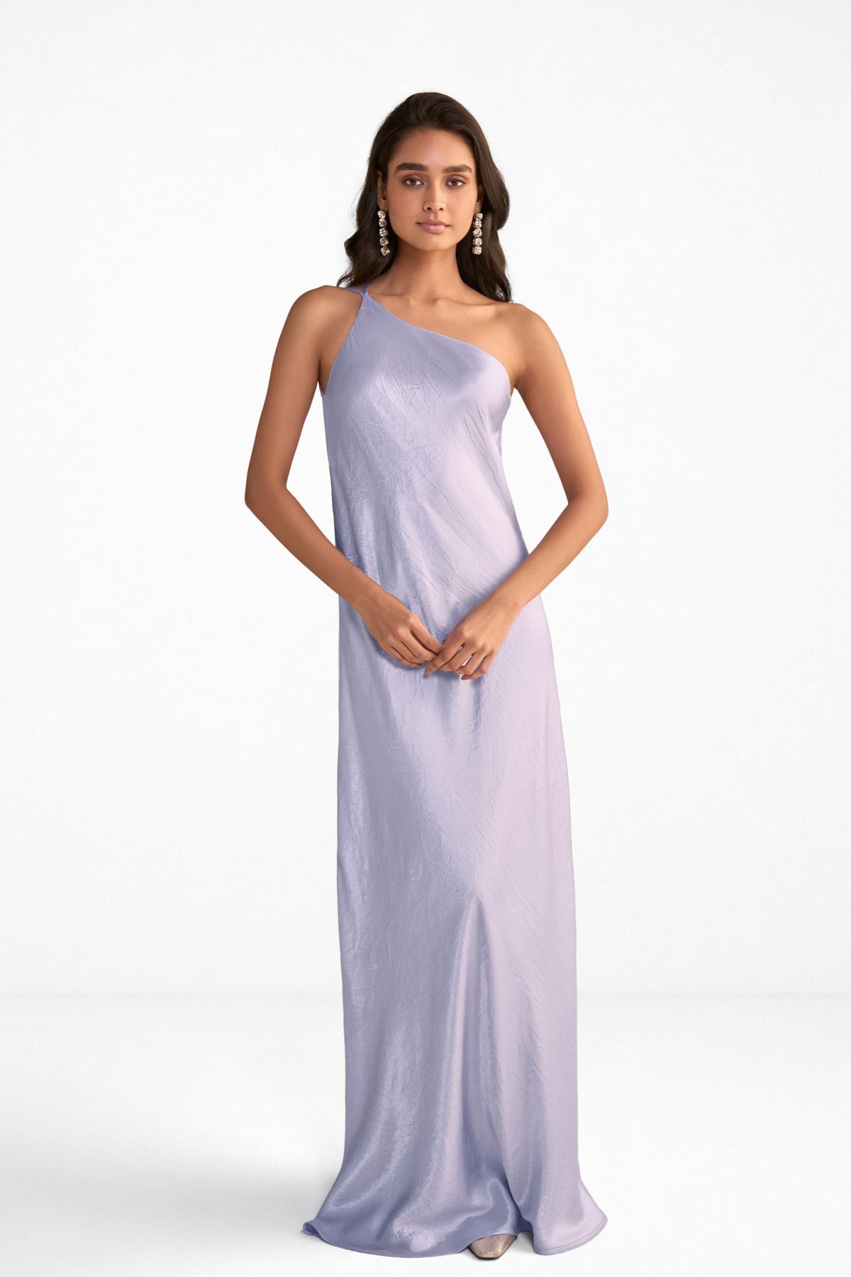 Icy Satin Gown