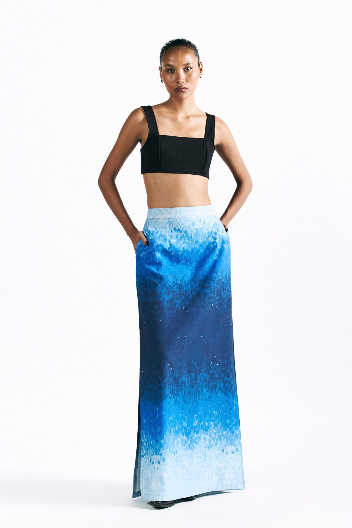 Mosaic Cobalt Skirt