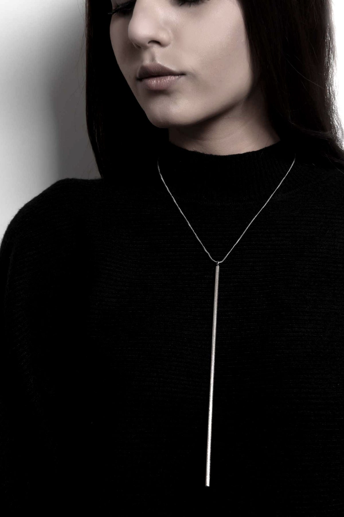 Minus Silver Necklace