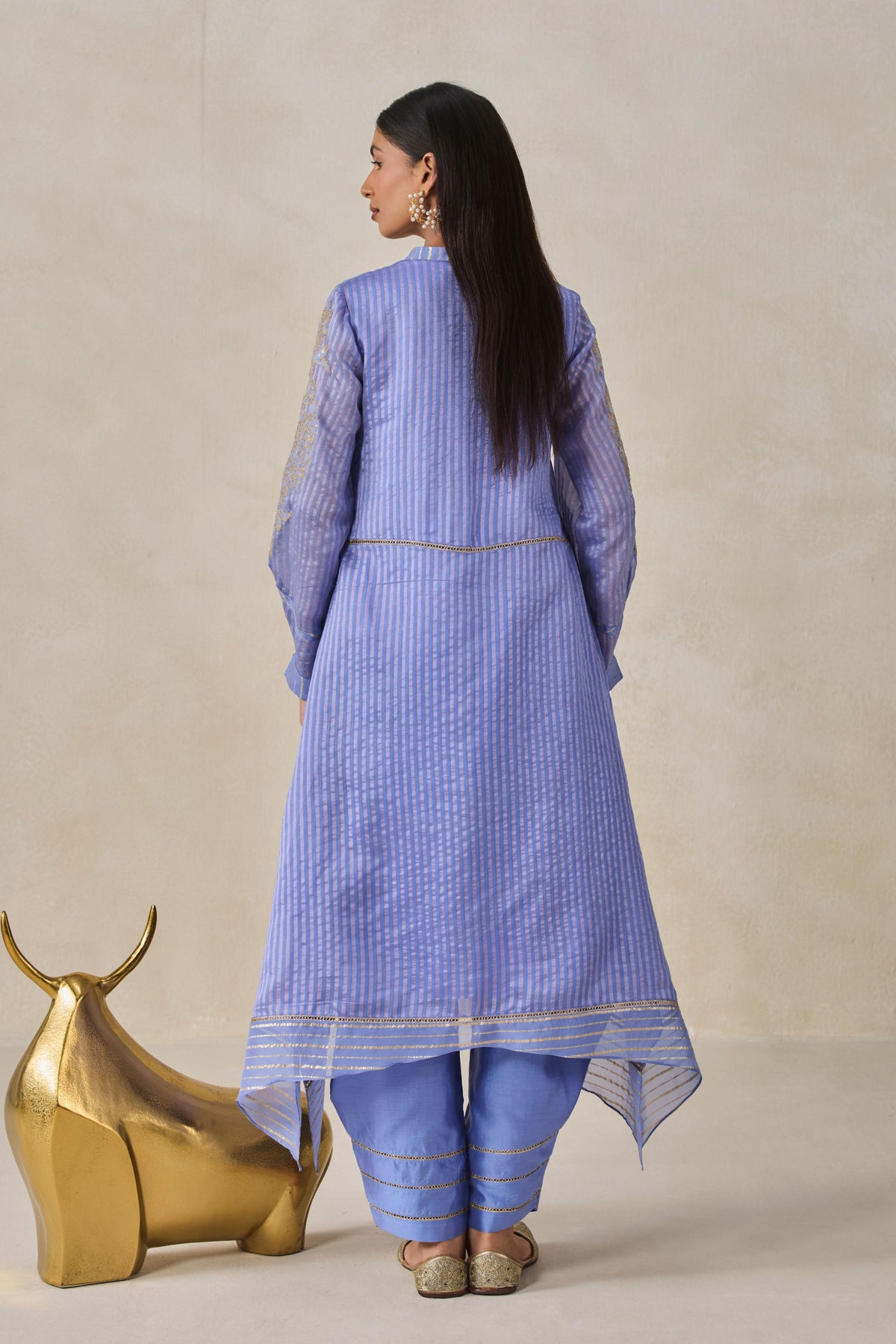 Chanderi Salwar Suit Set