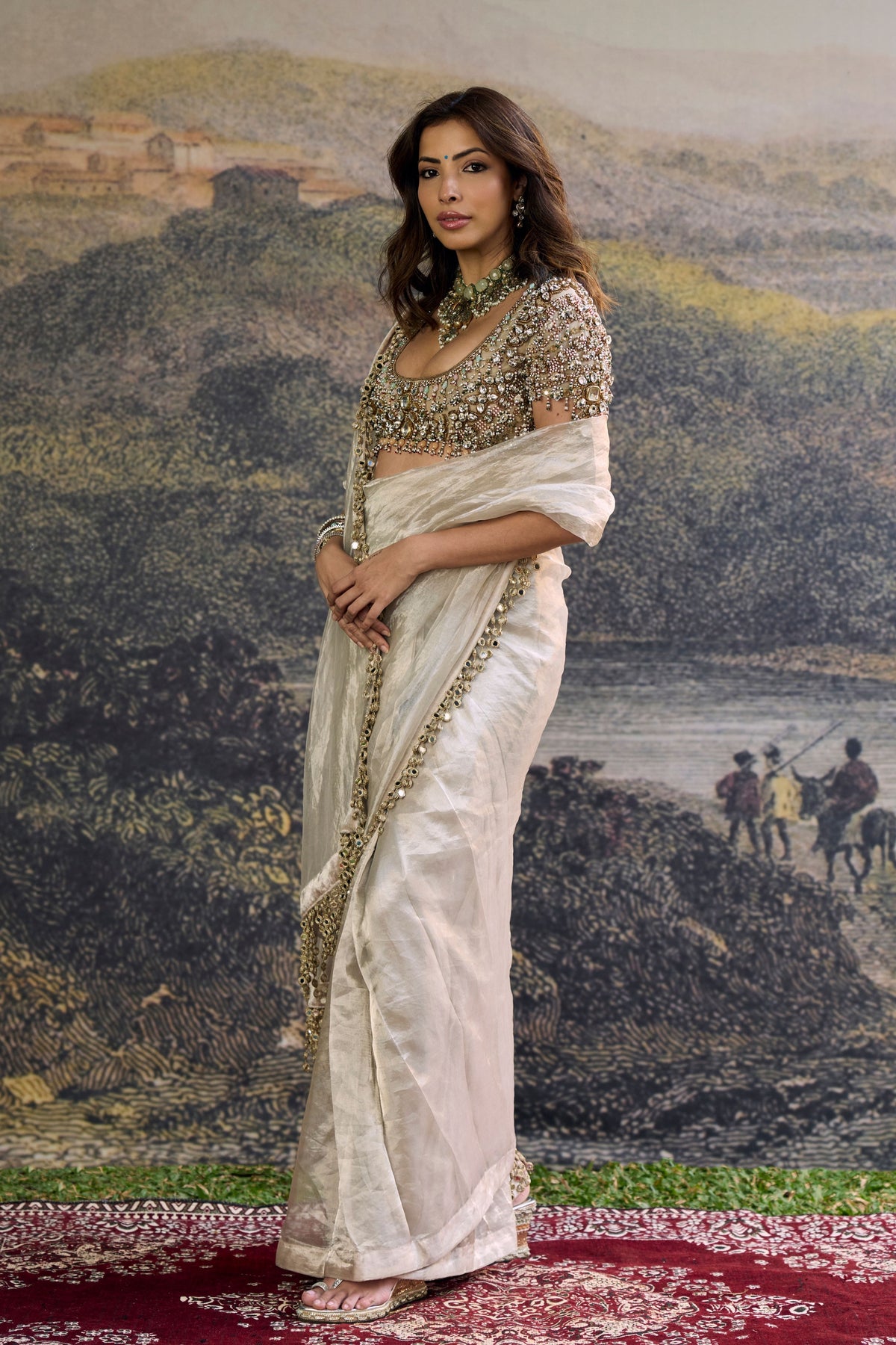 Iraaya Draped Saree Set