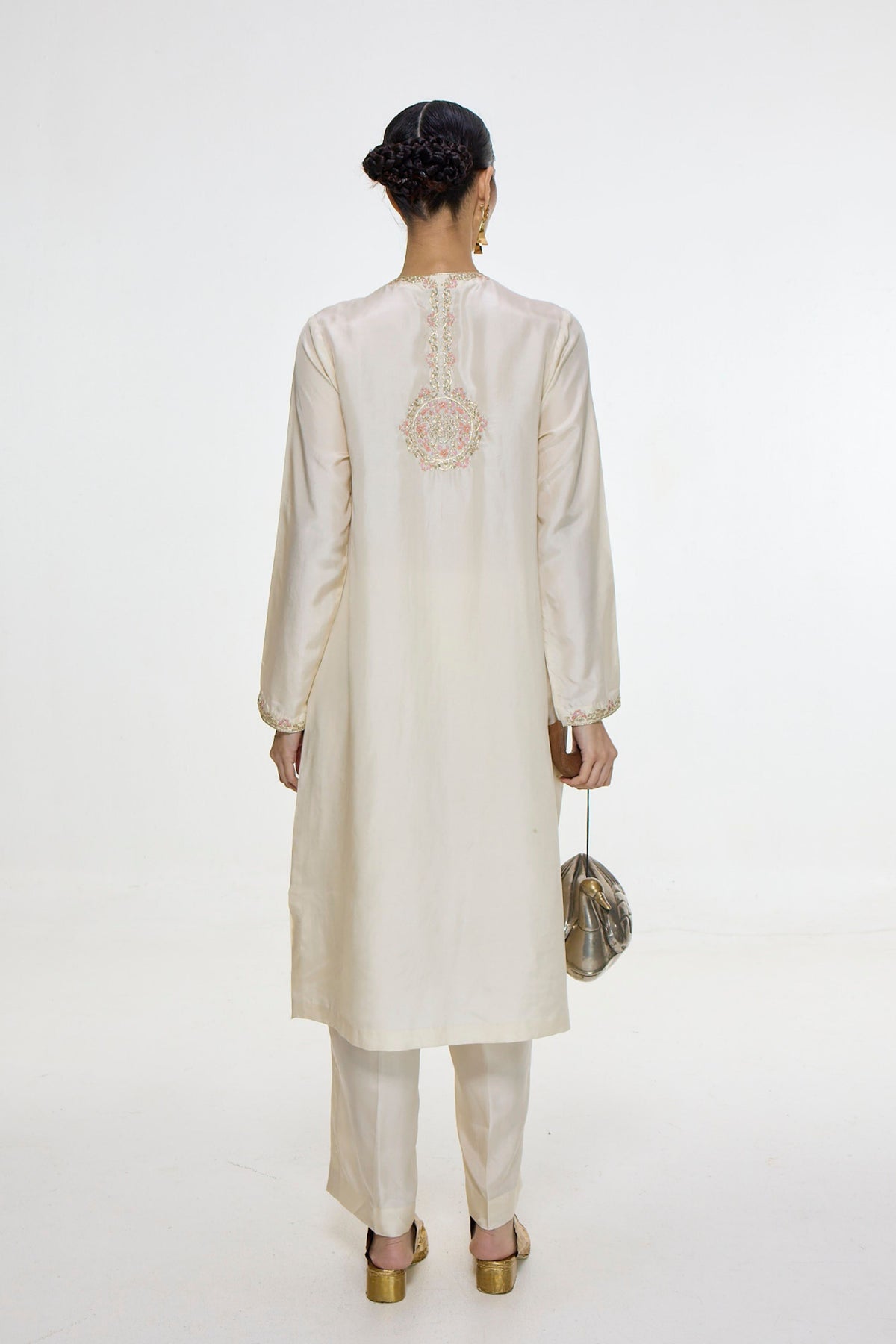 White Kurta Set