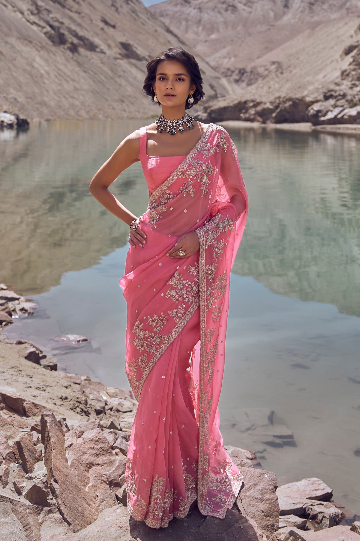 Inayat Pink Saree