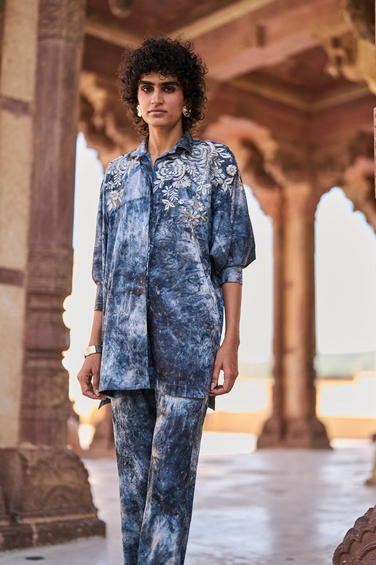 Boxy Embroidered Set