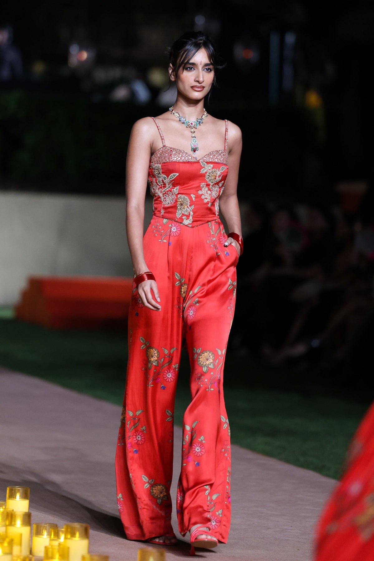 Amer Surkh Laal Jumpsuit