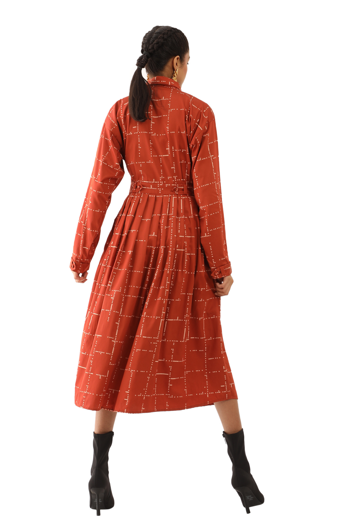 Quinn - Rust Dress