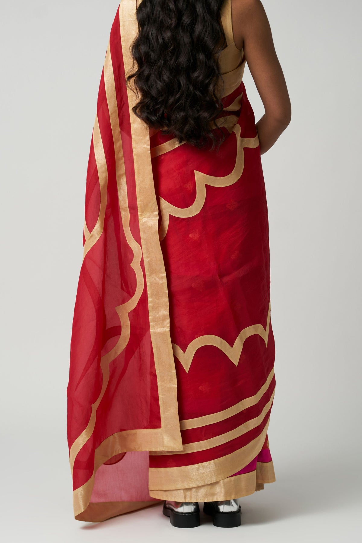 Ruby Mehrabiya Saree