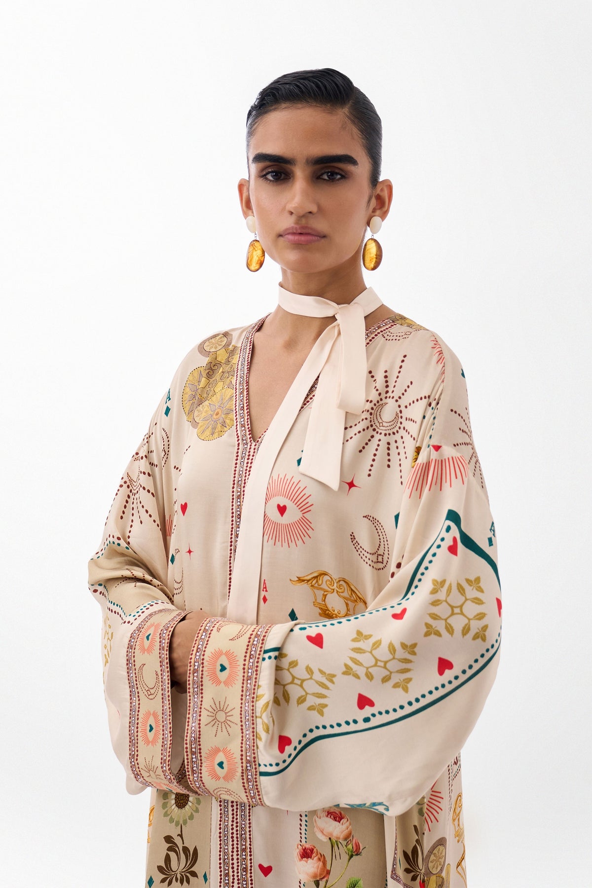 Adah Postcards Petals Kaftan
