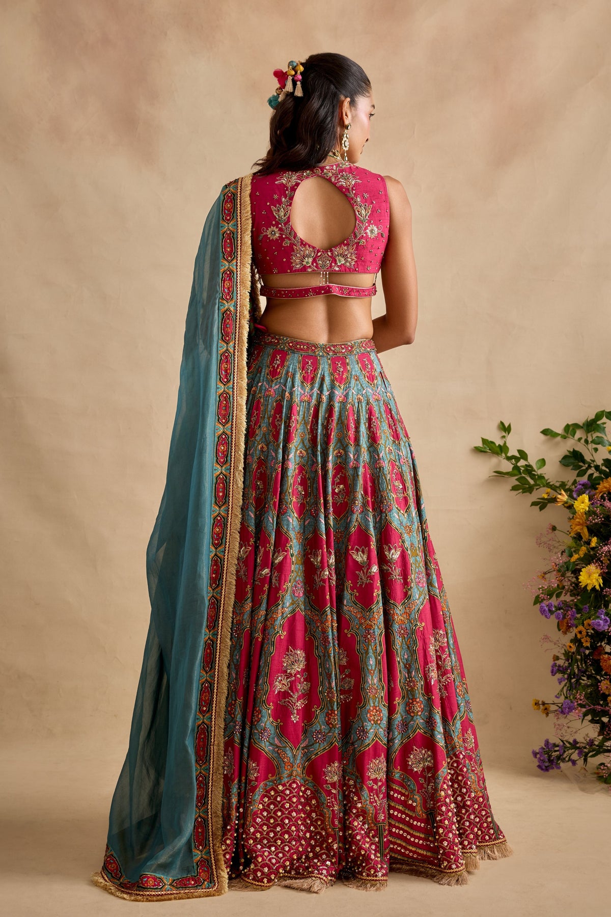 Shazia Green Lehenga Set
