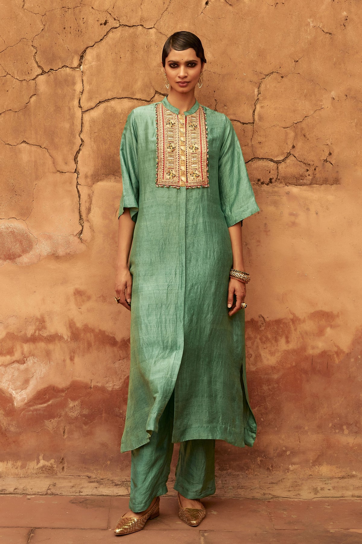 Blue Dori Kaftan Set