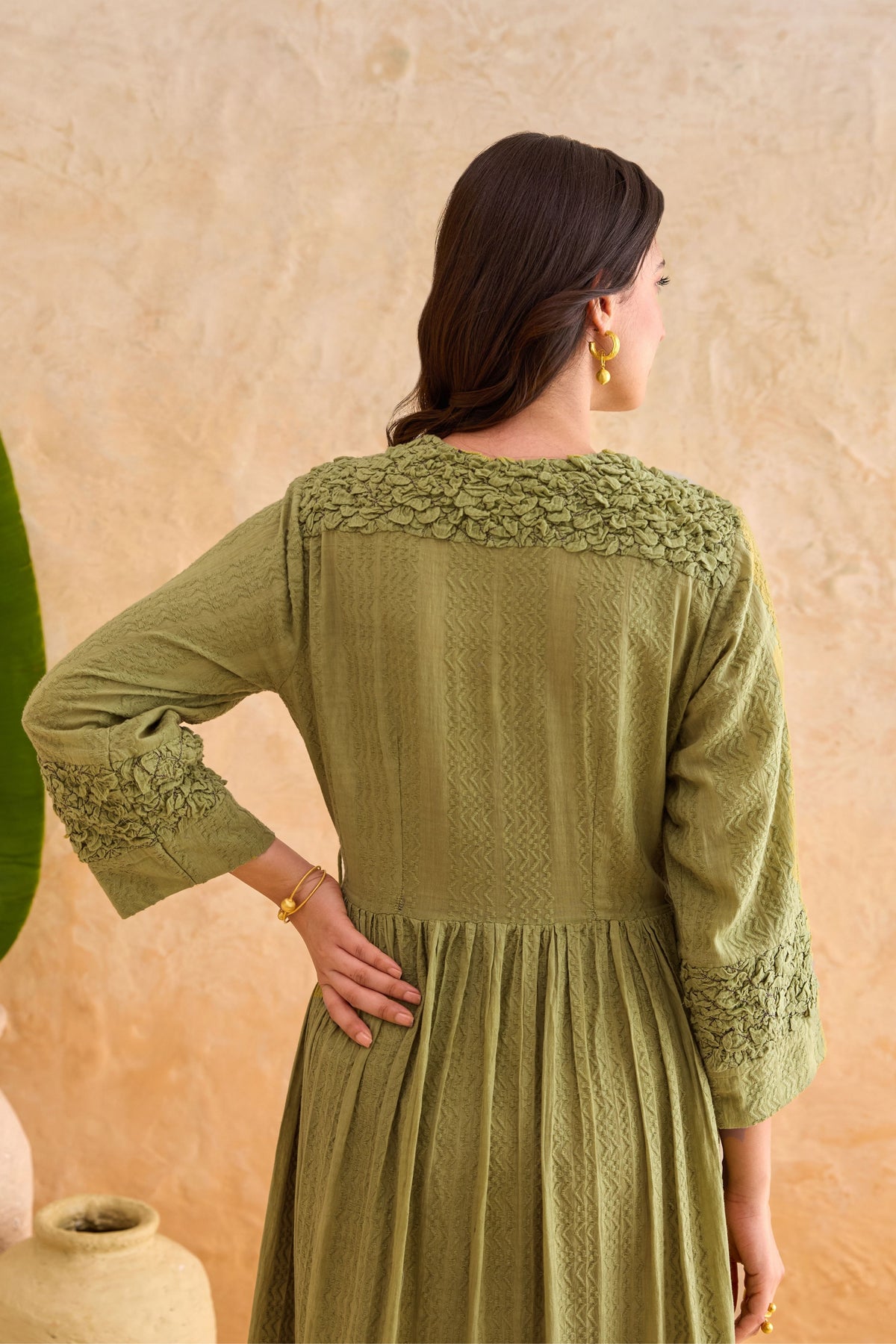Olive Fern Dress