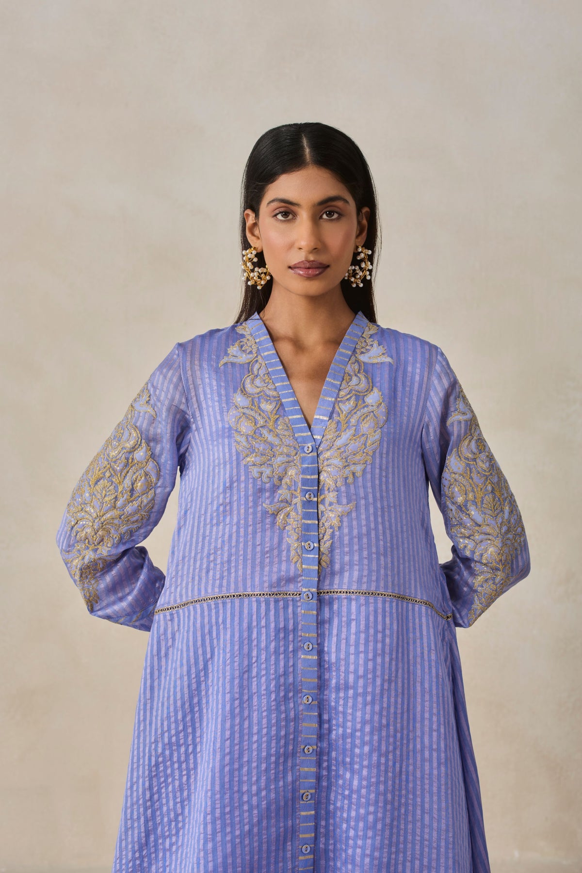 Chanderi Salwar Suit Set