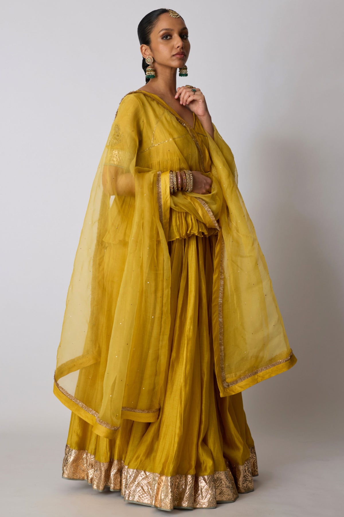 Kesari Lehenga Set