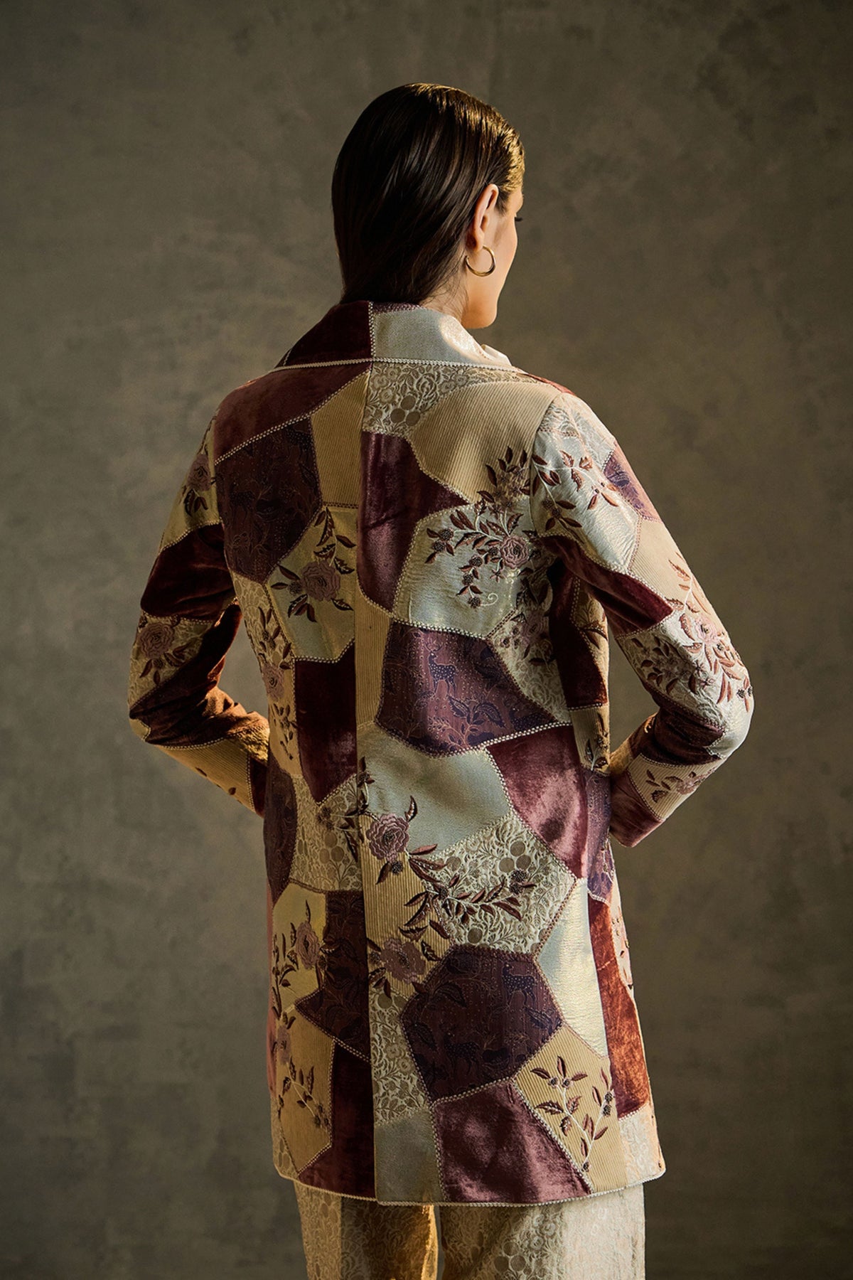 Mirella Long Patchwork Jacket