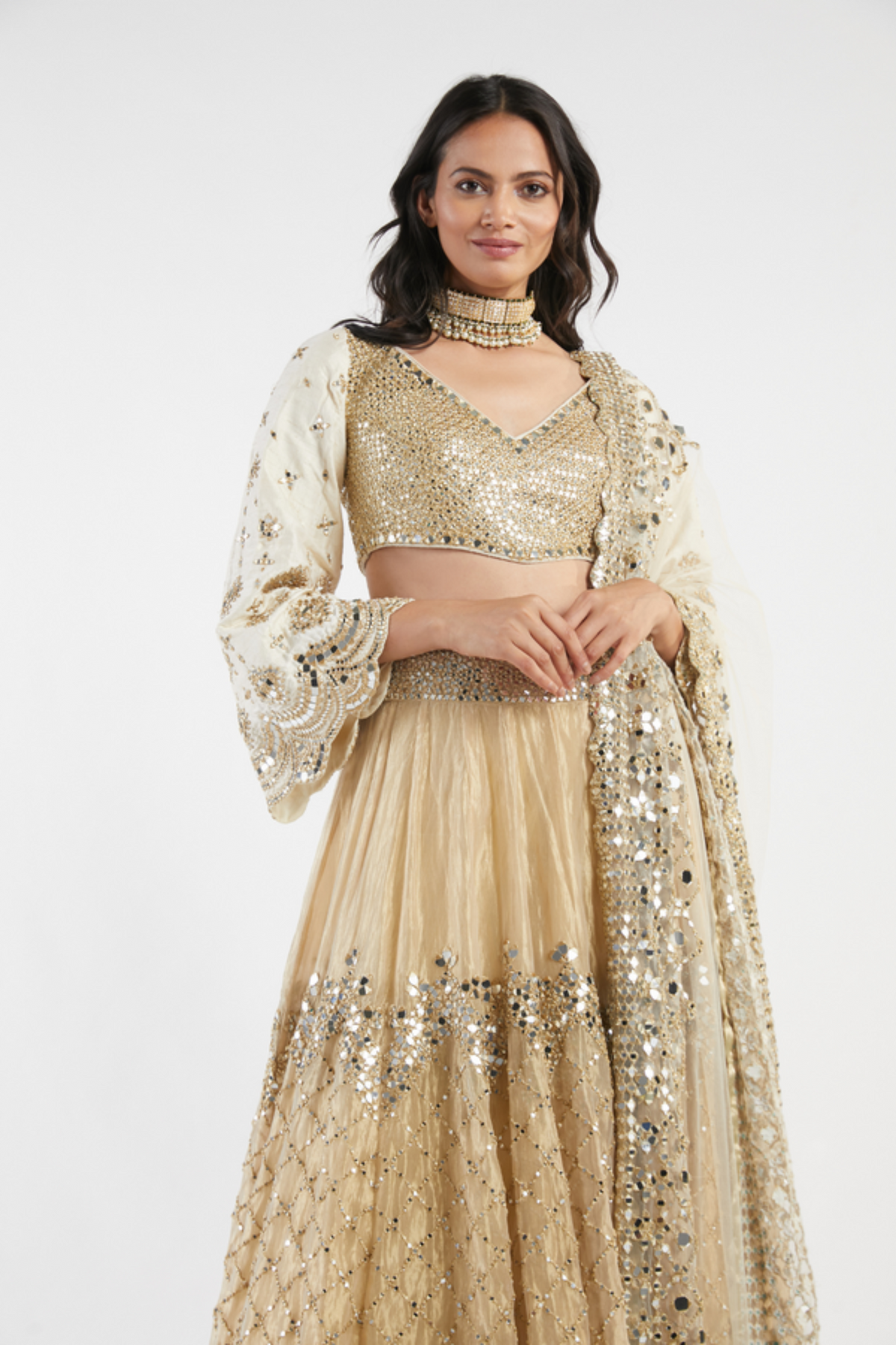 Embellished lehenga set