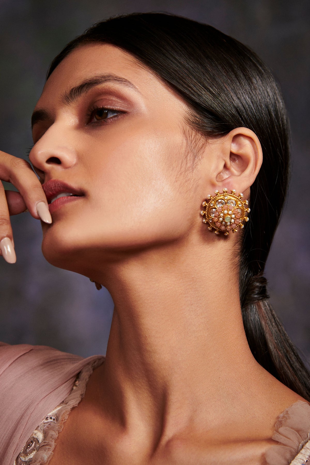 Dusty Rose Studs