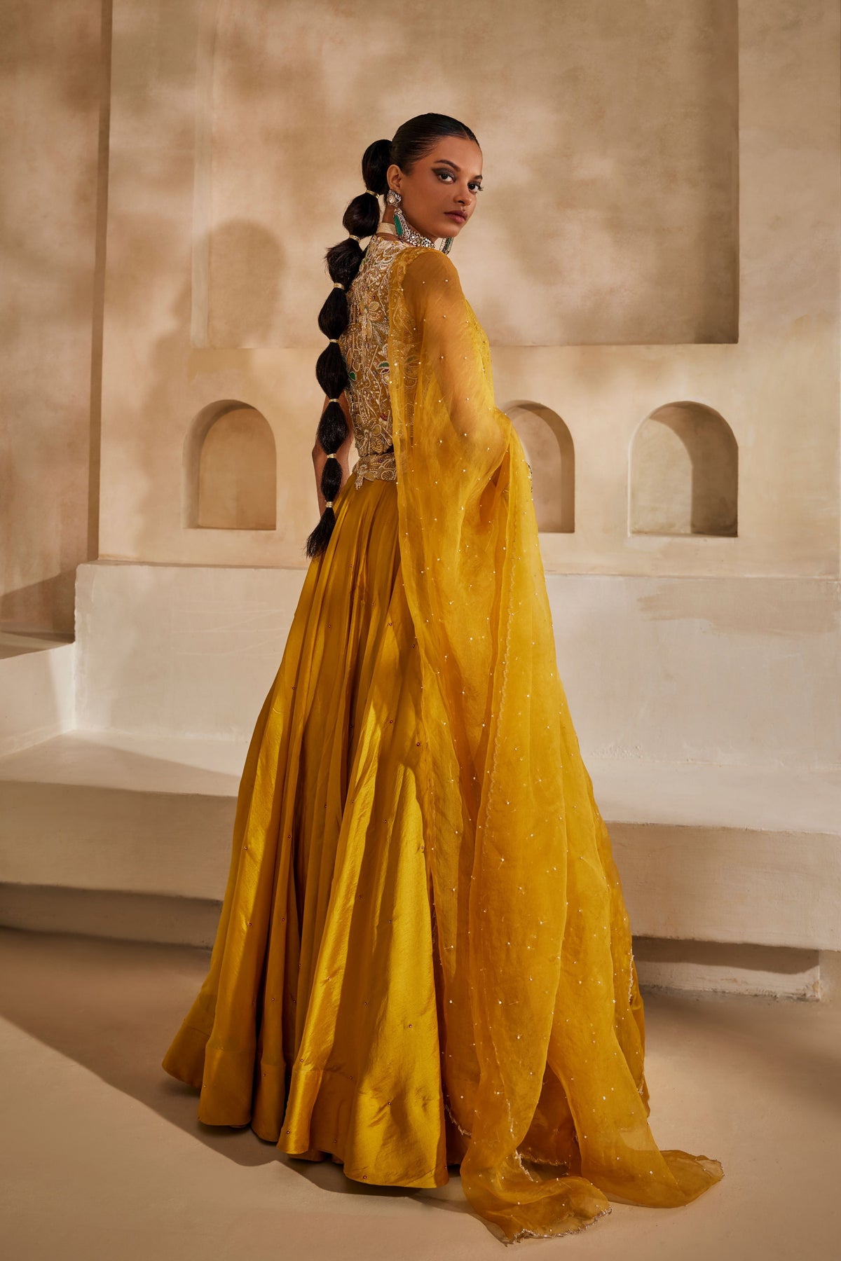 Peeli Noor Lehenga Set