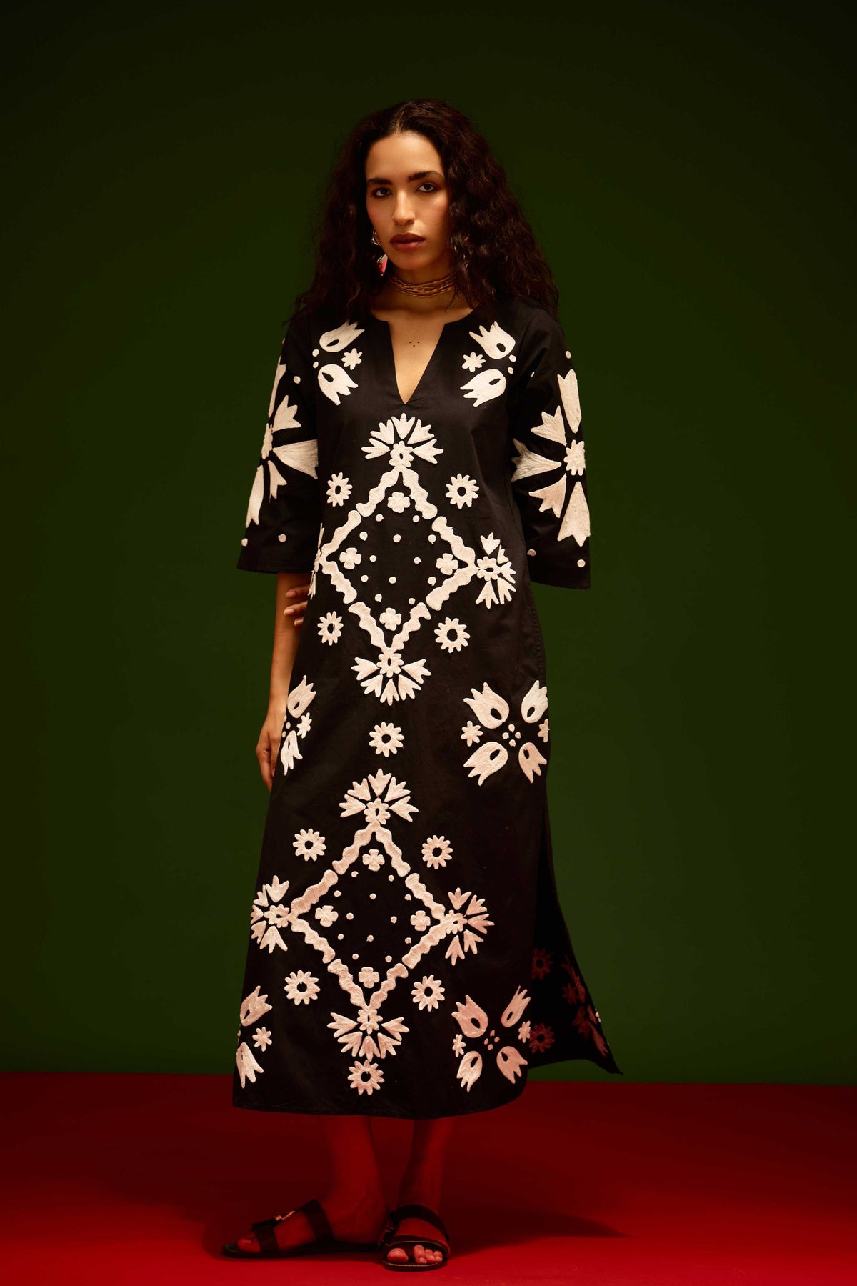 Black Sitara Maxi Dress
