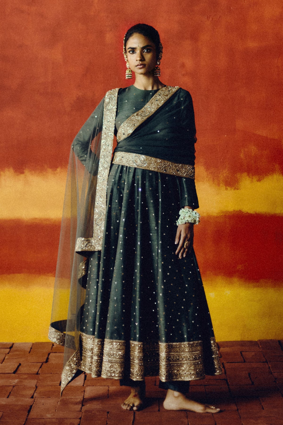 Valli Anarkali Set