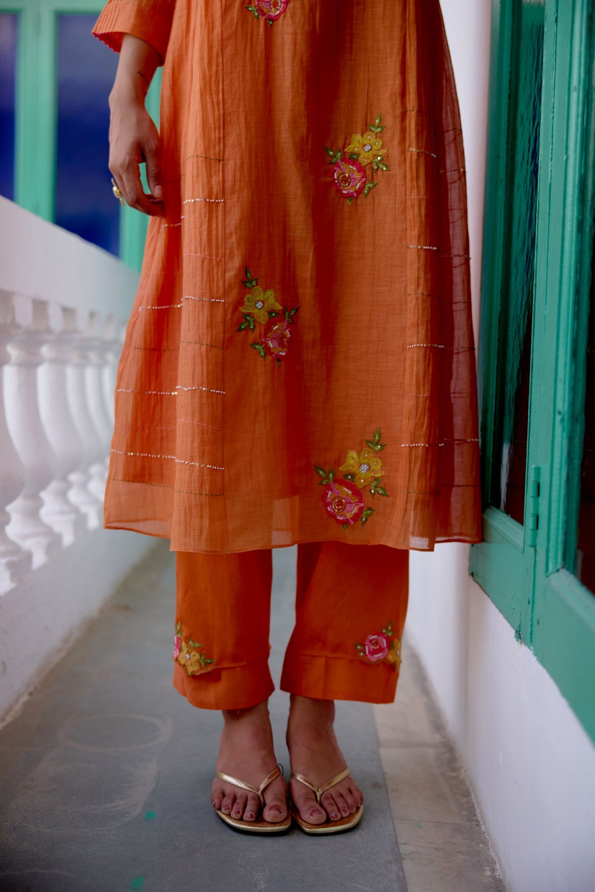 Tangerine Love Suit Set