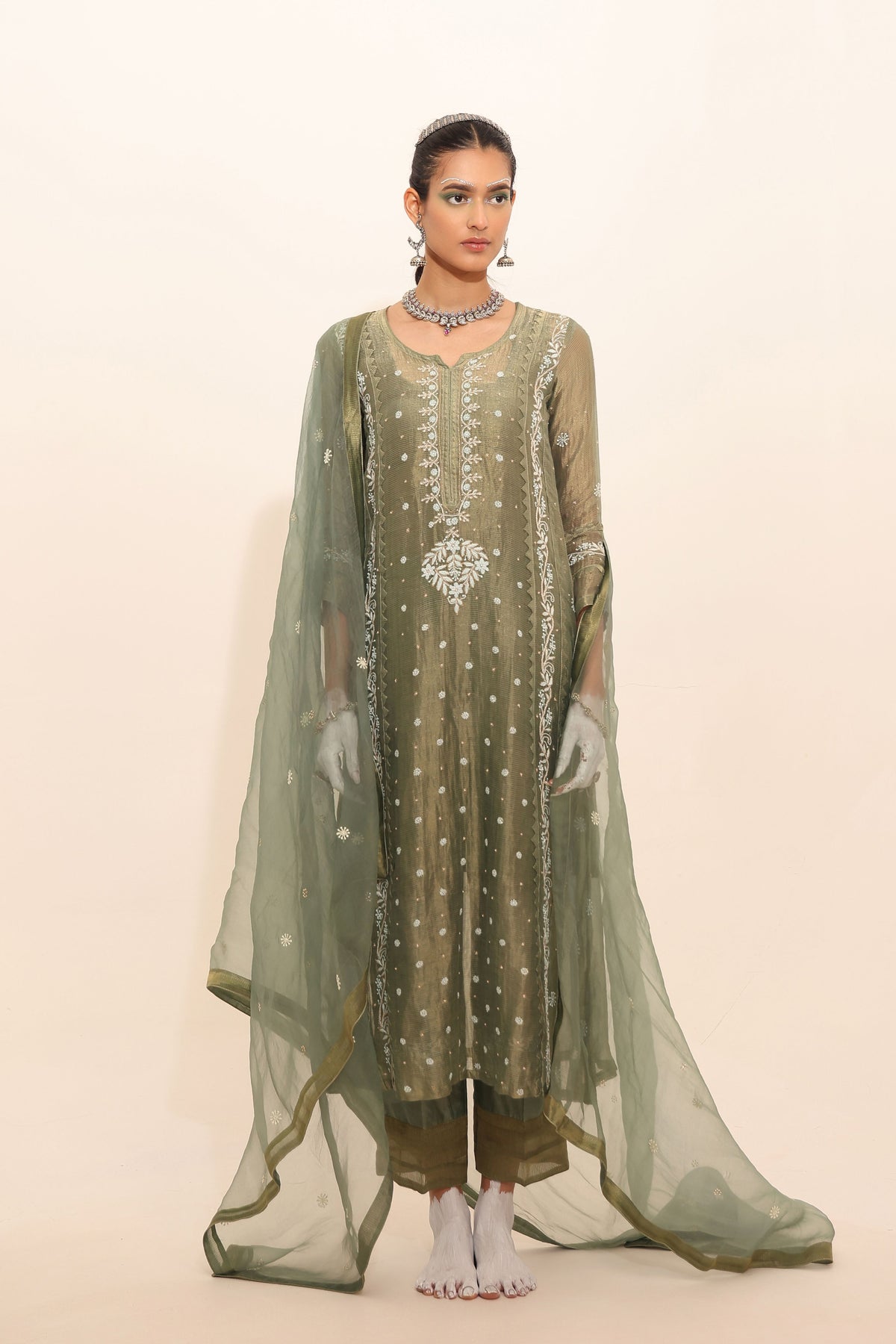 Emerald Straight Suit Set