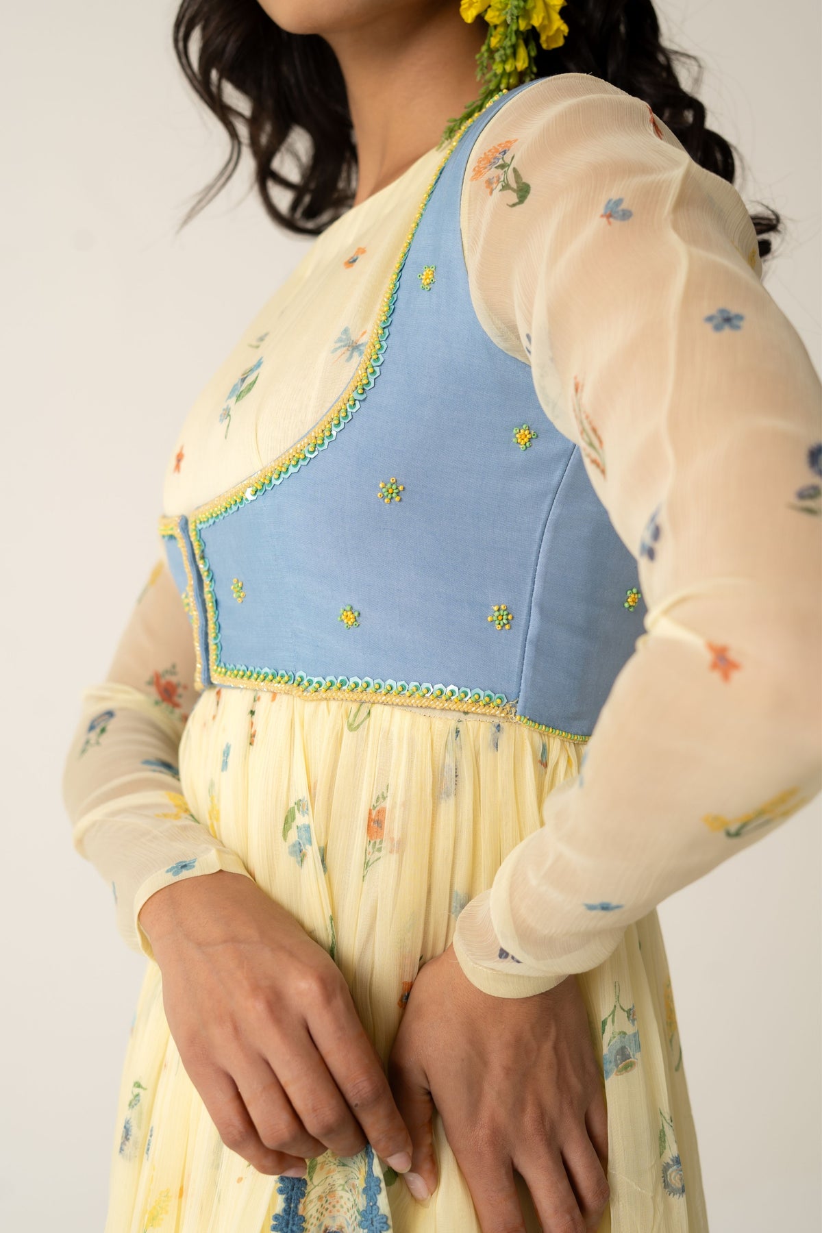 Flora Anarkali Set