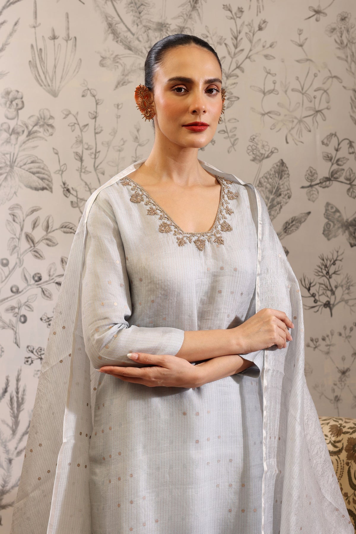 Padmini Blue Kurta Set