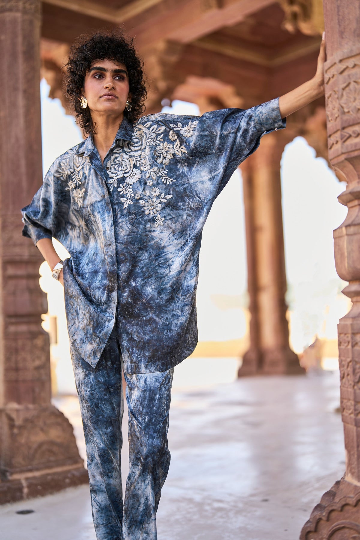 Boxy Embroidered Set