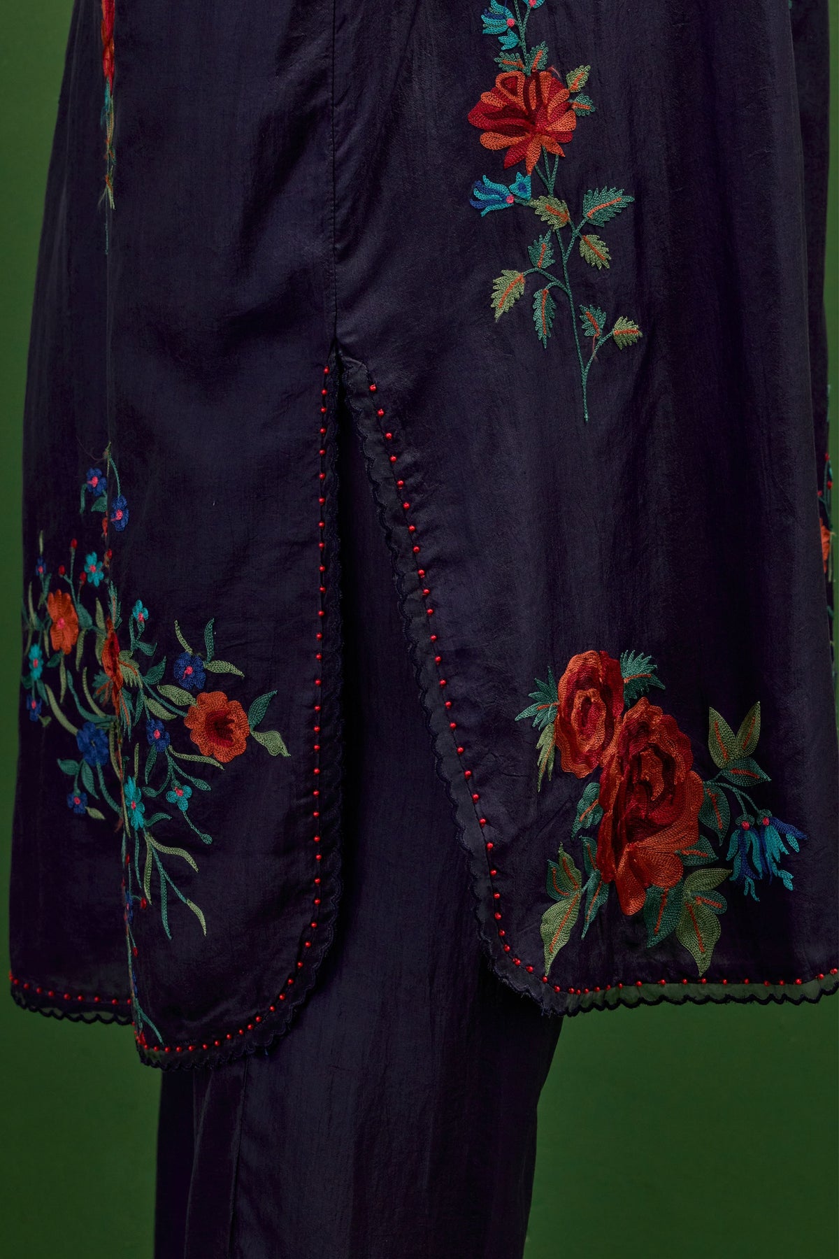 Midnight Roses Kurta Set