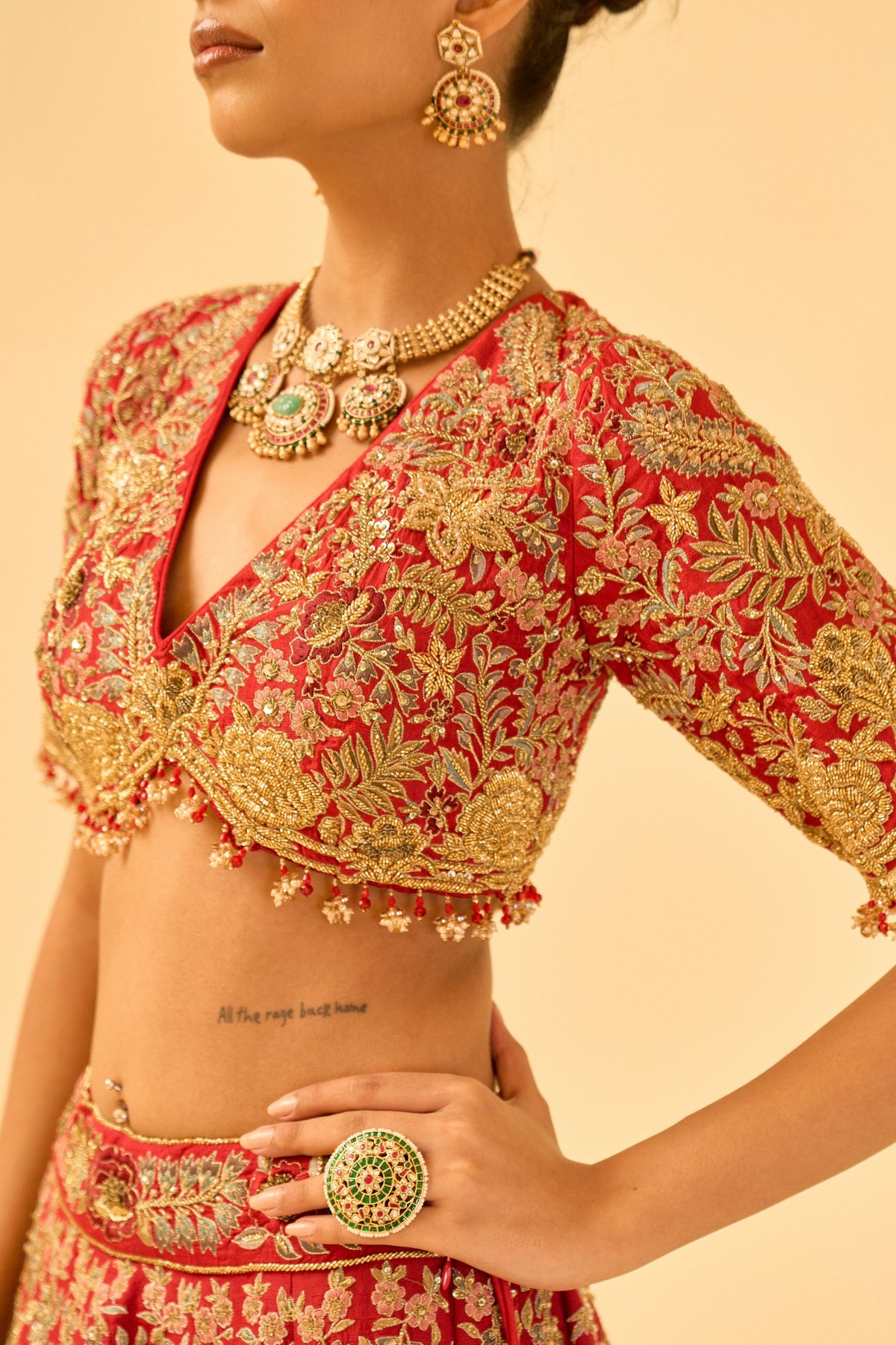 Zardozi Bridal Lehenga Set