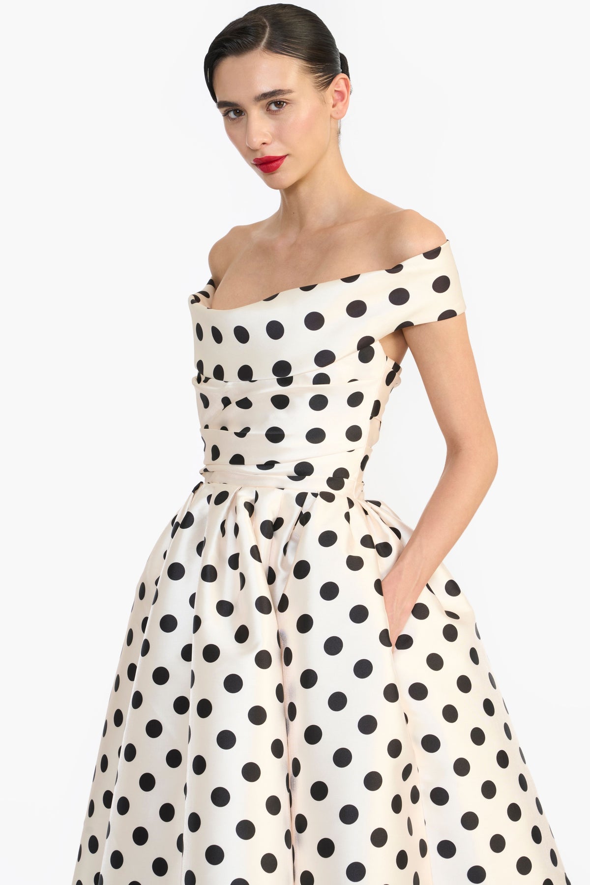 Off Shoulder Midi Dress