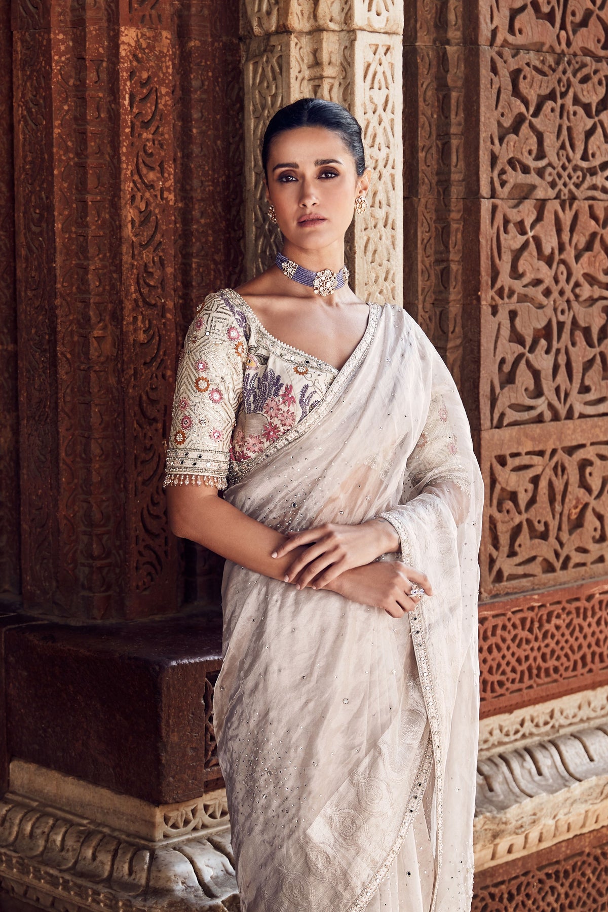 The Royal Nandi Tissue Saree