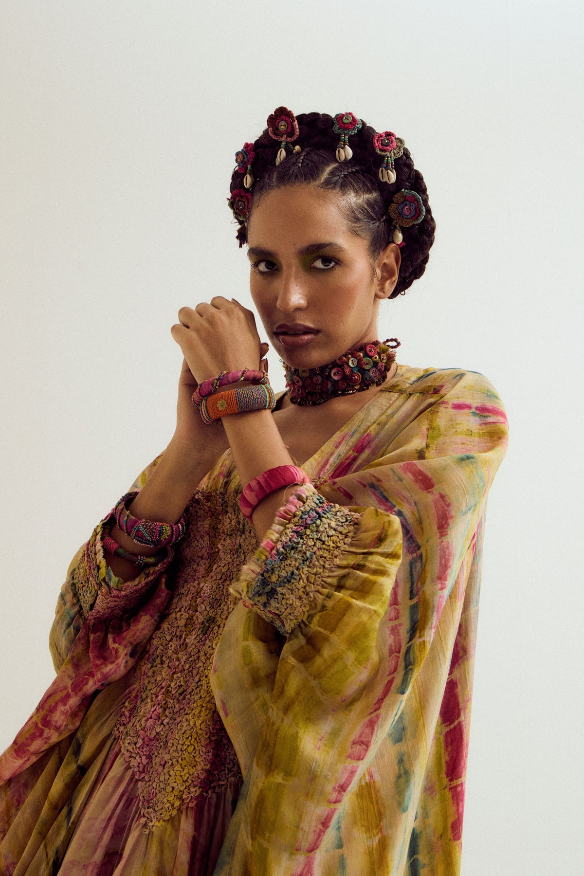 Gulmohar Kaftan Set