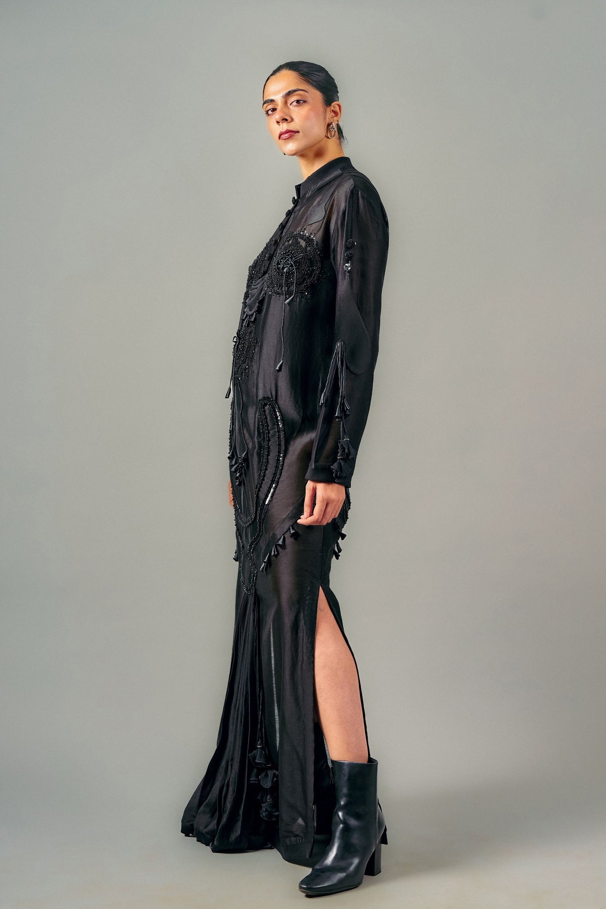 Circles Dhoti Drape Dress
