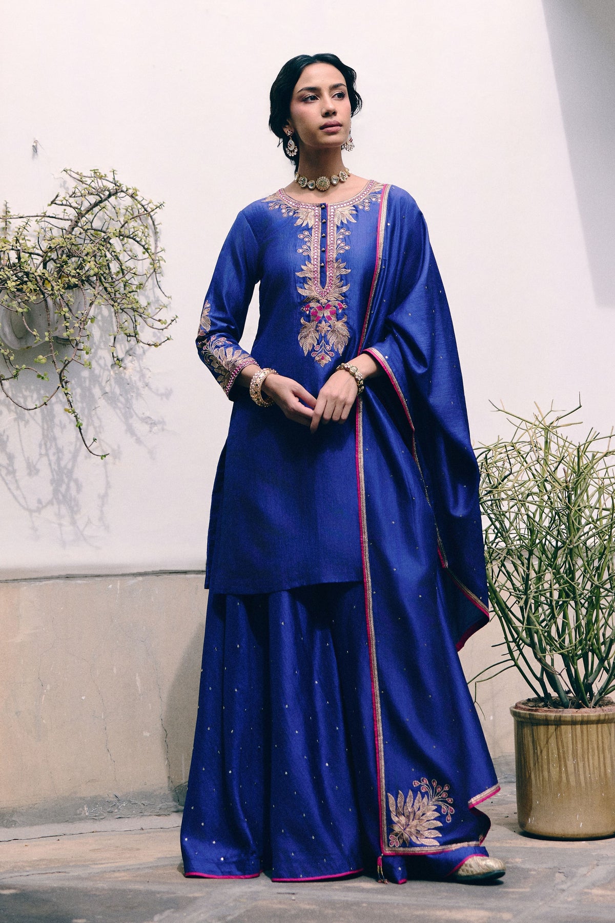 Neel Mor Sharara Set