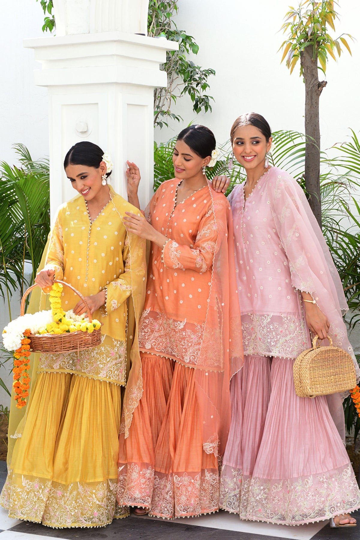 Pink Reef Heavy Sharara set