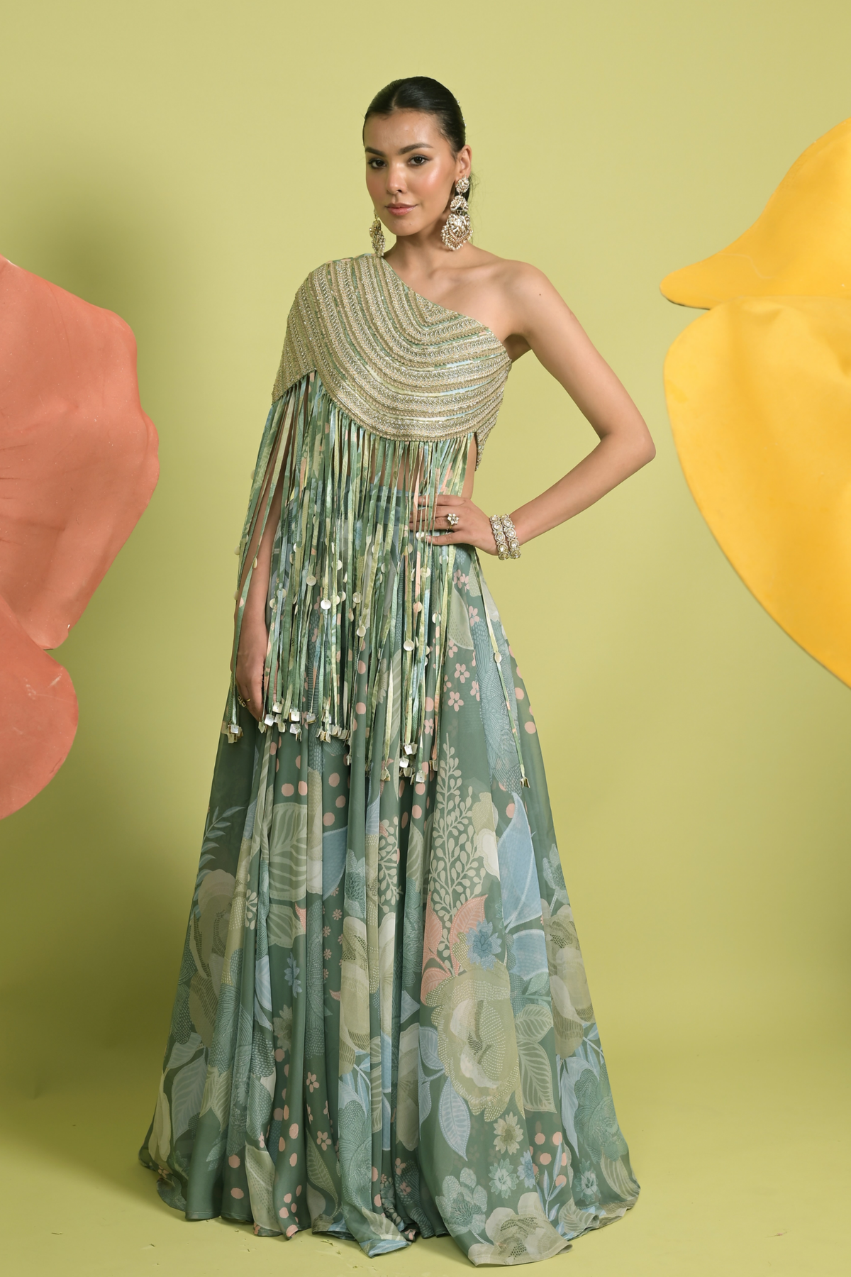 Ethereal Charm Cape Set