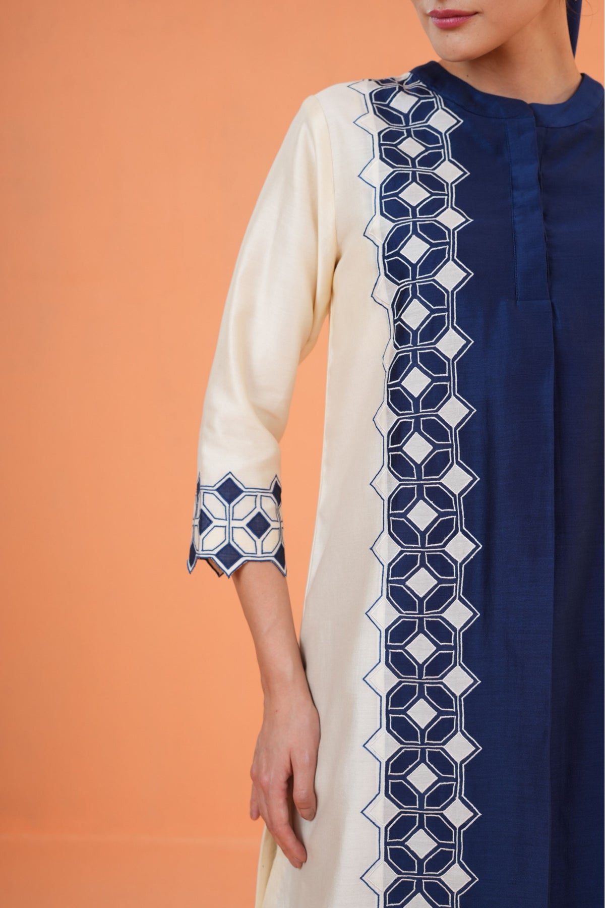 Blue Symphony Tunic Set