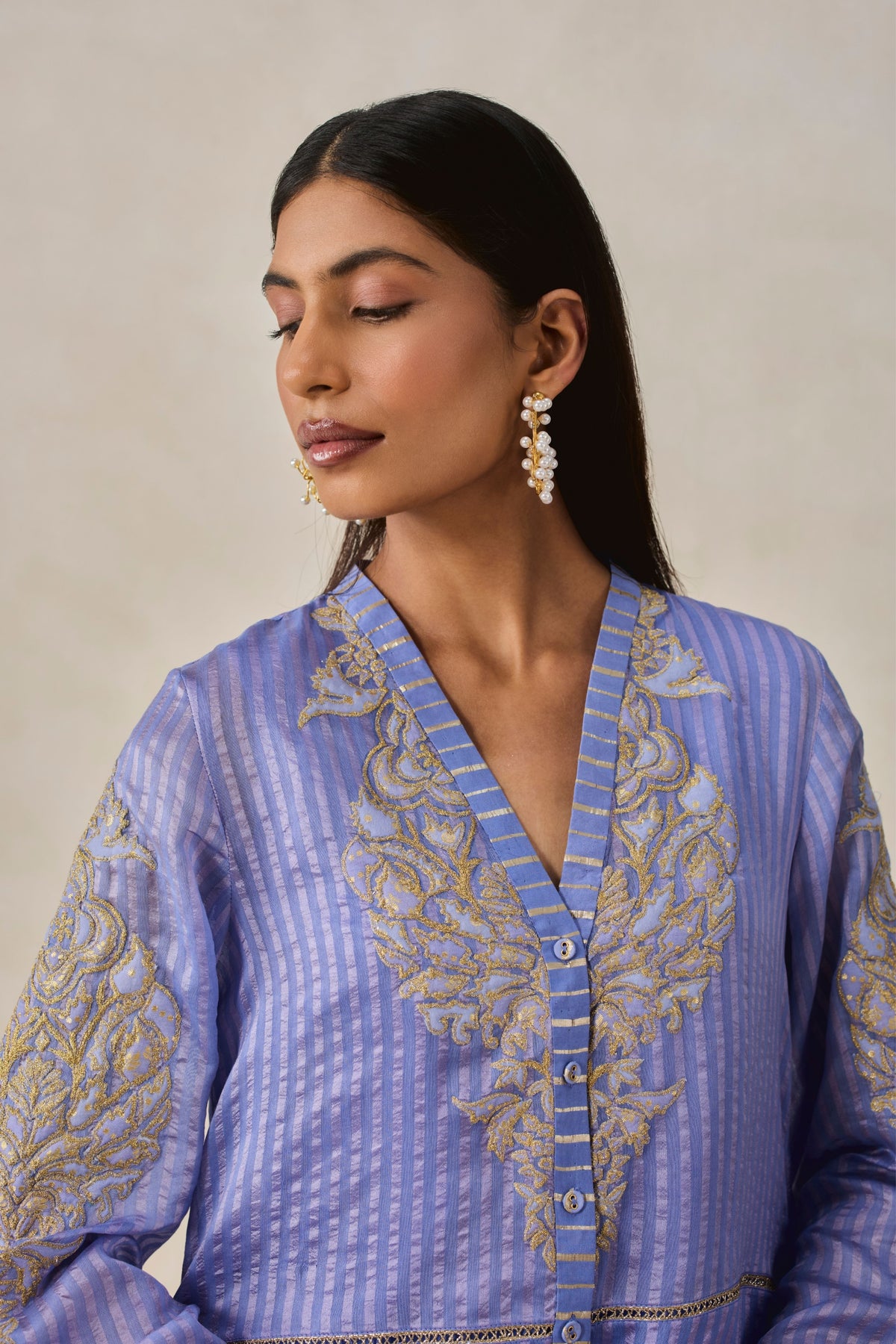 Chanderi Salwar Suit Set