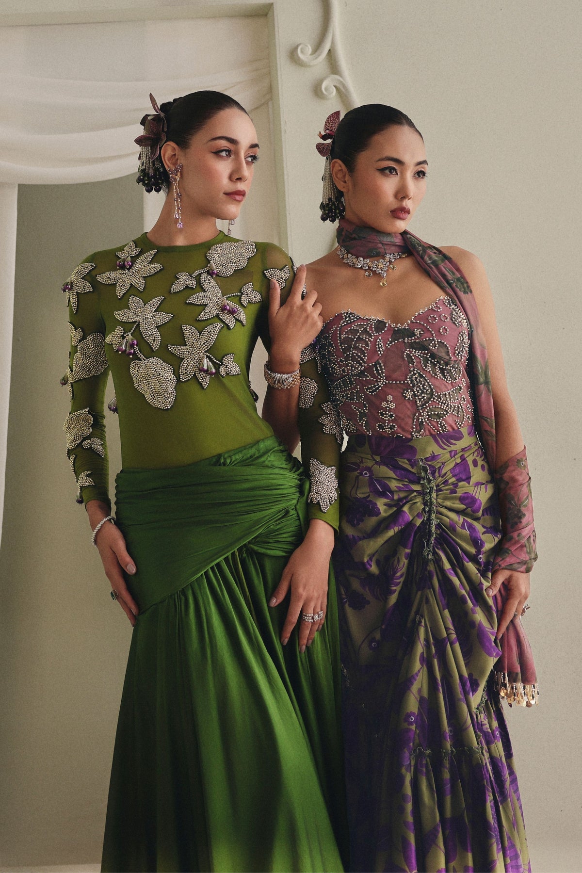 Gaji Silk Lehenga Set