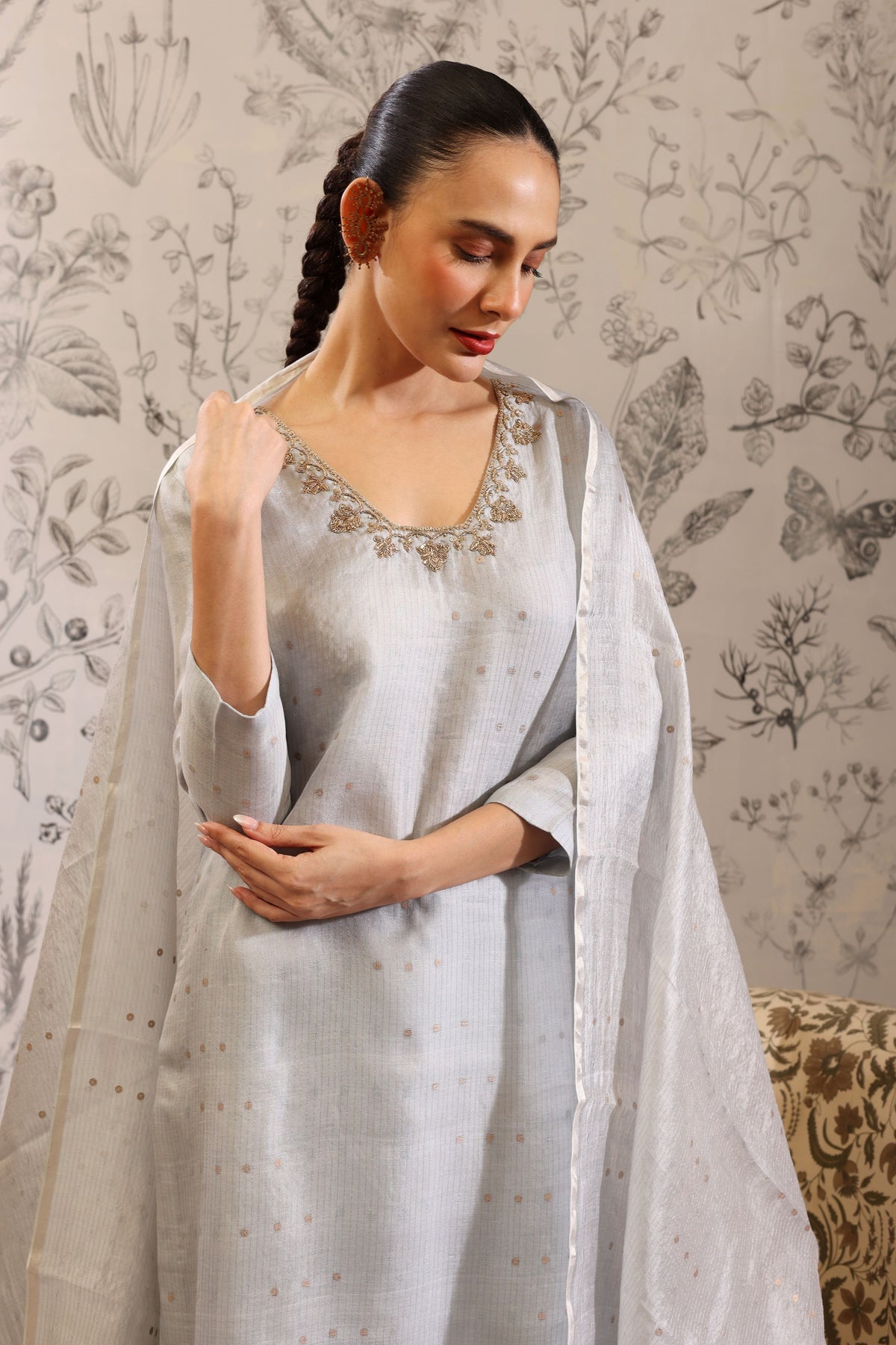 Padmini Blue Kurta Set