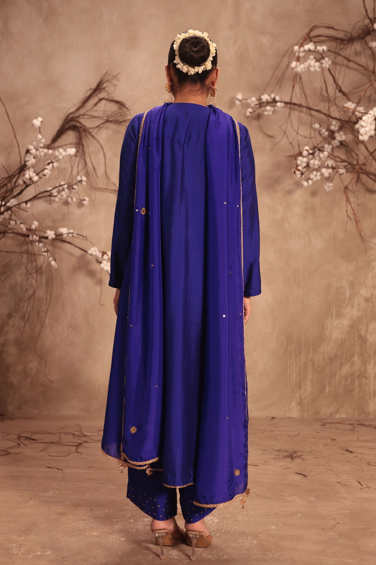 Indigo Frockstyle Kurta Set