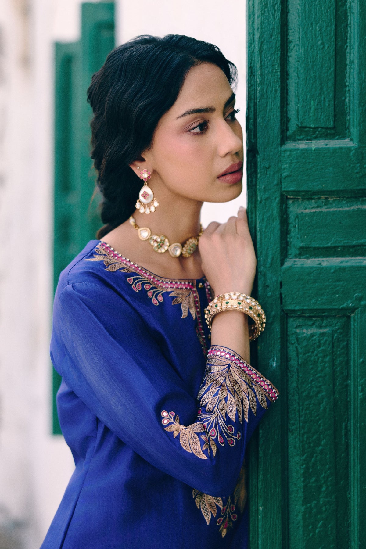 Neel Mor Sharara Set