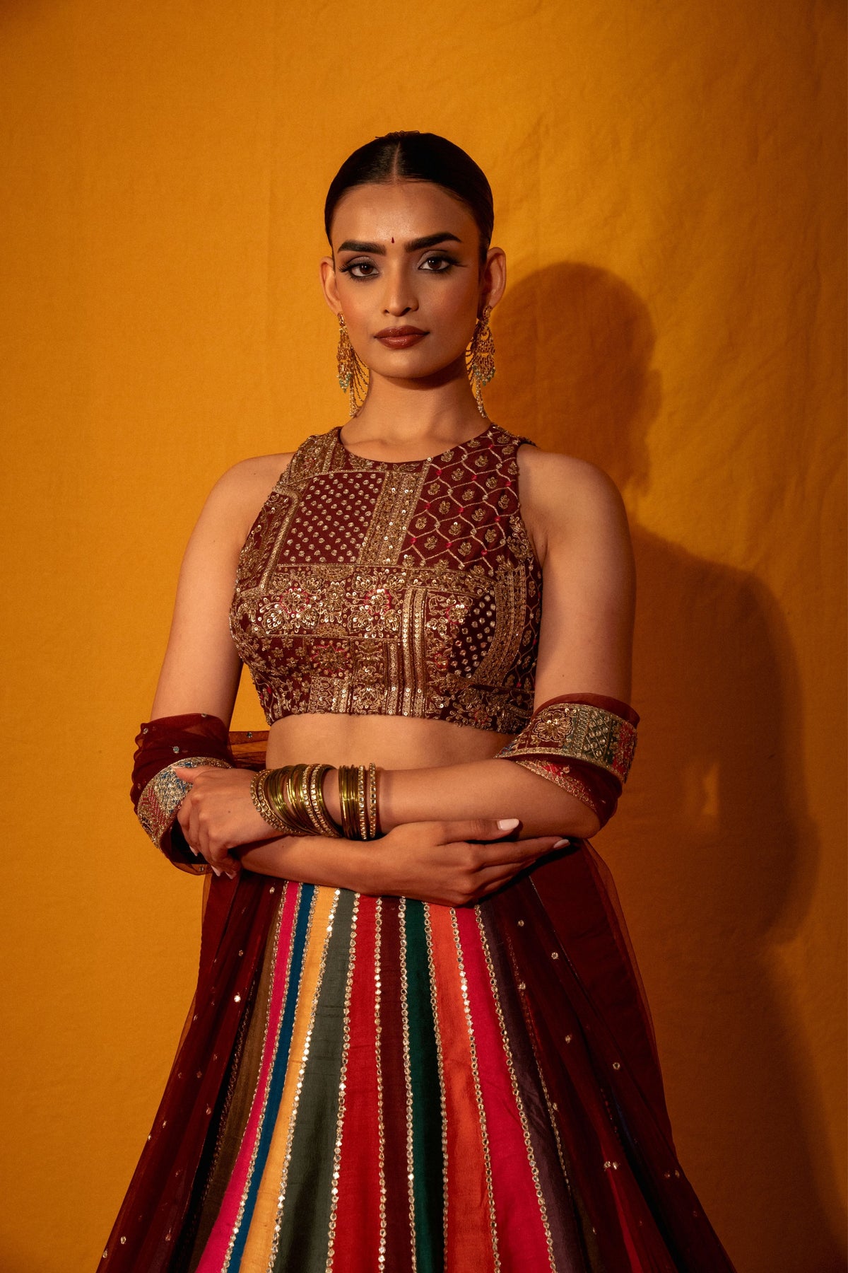 Jamakalam Lehenga Set
