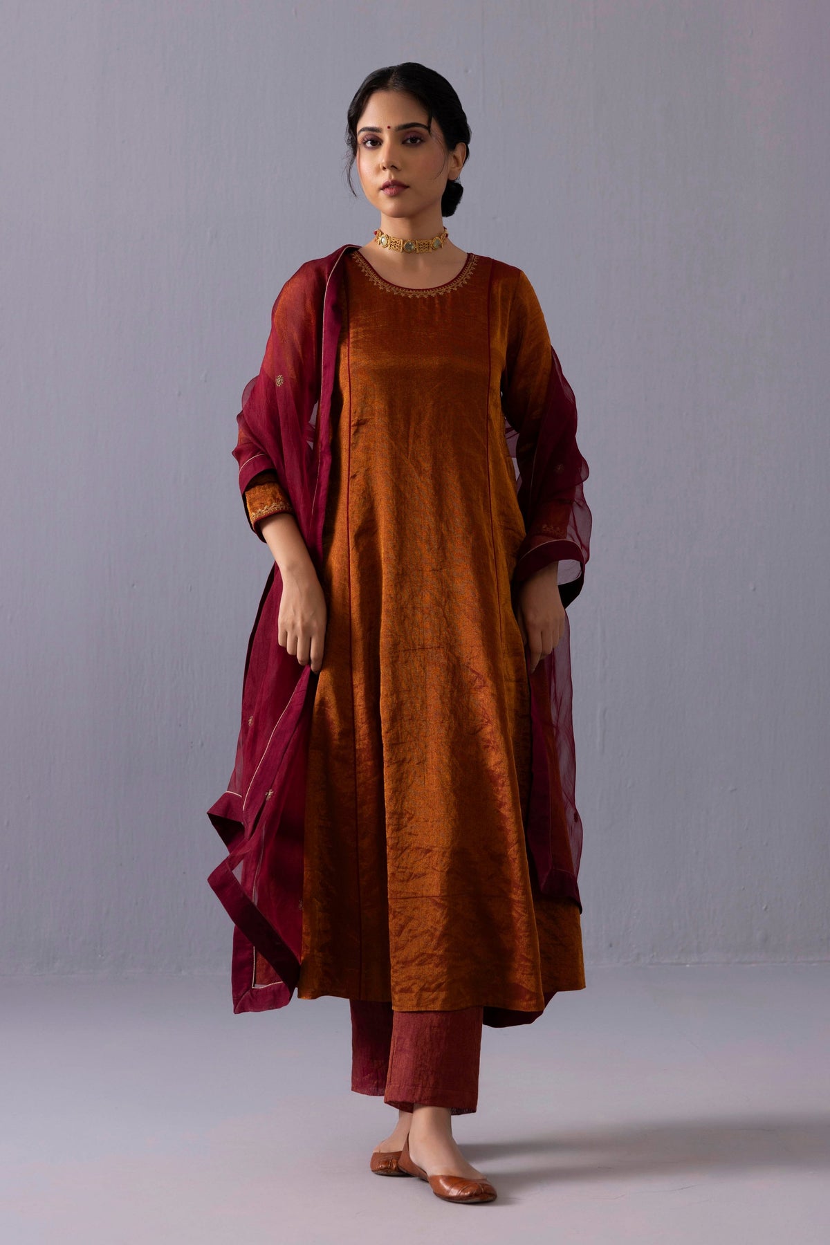 Himani Red Kurta Set