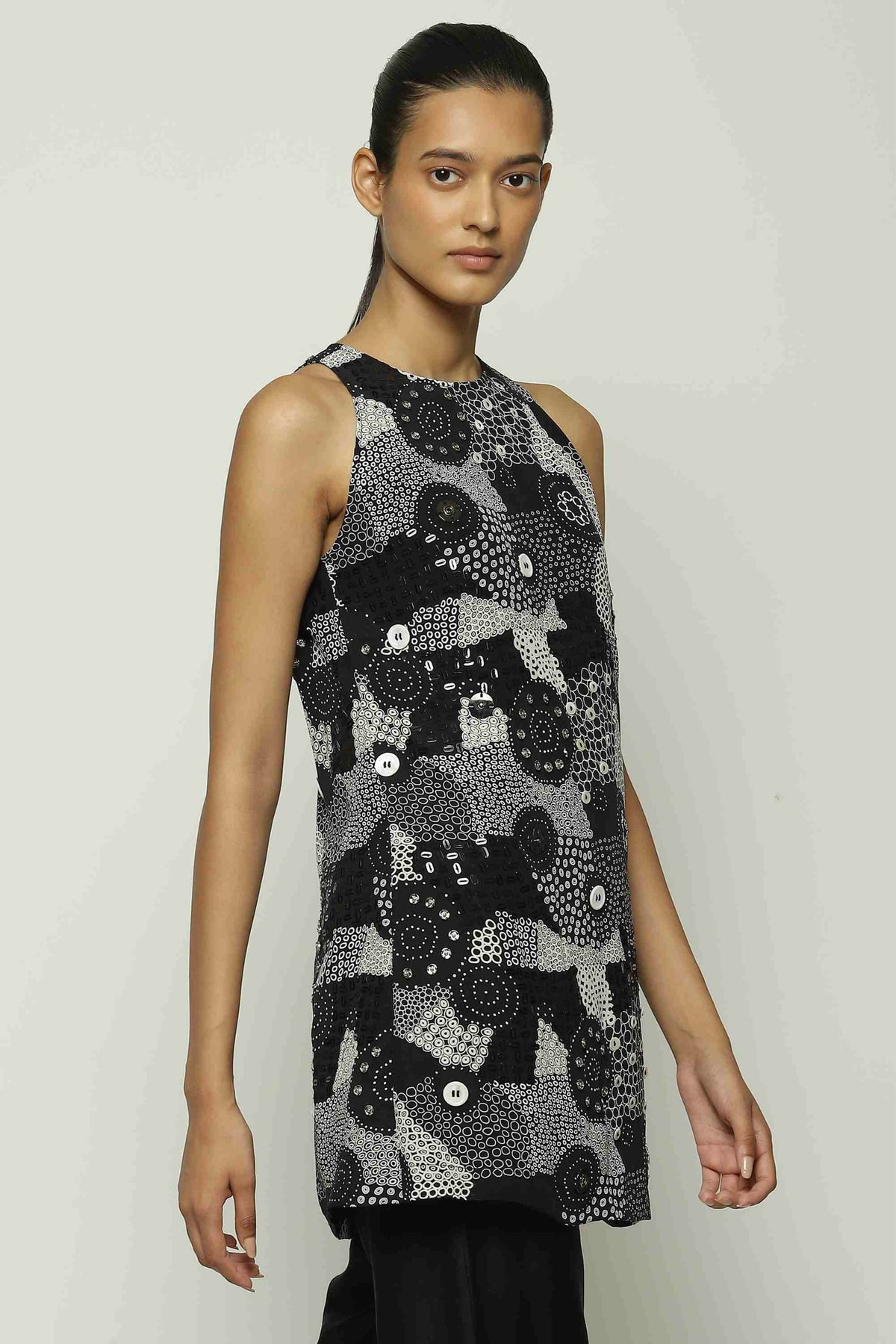 Black and White Dress