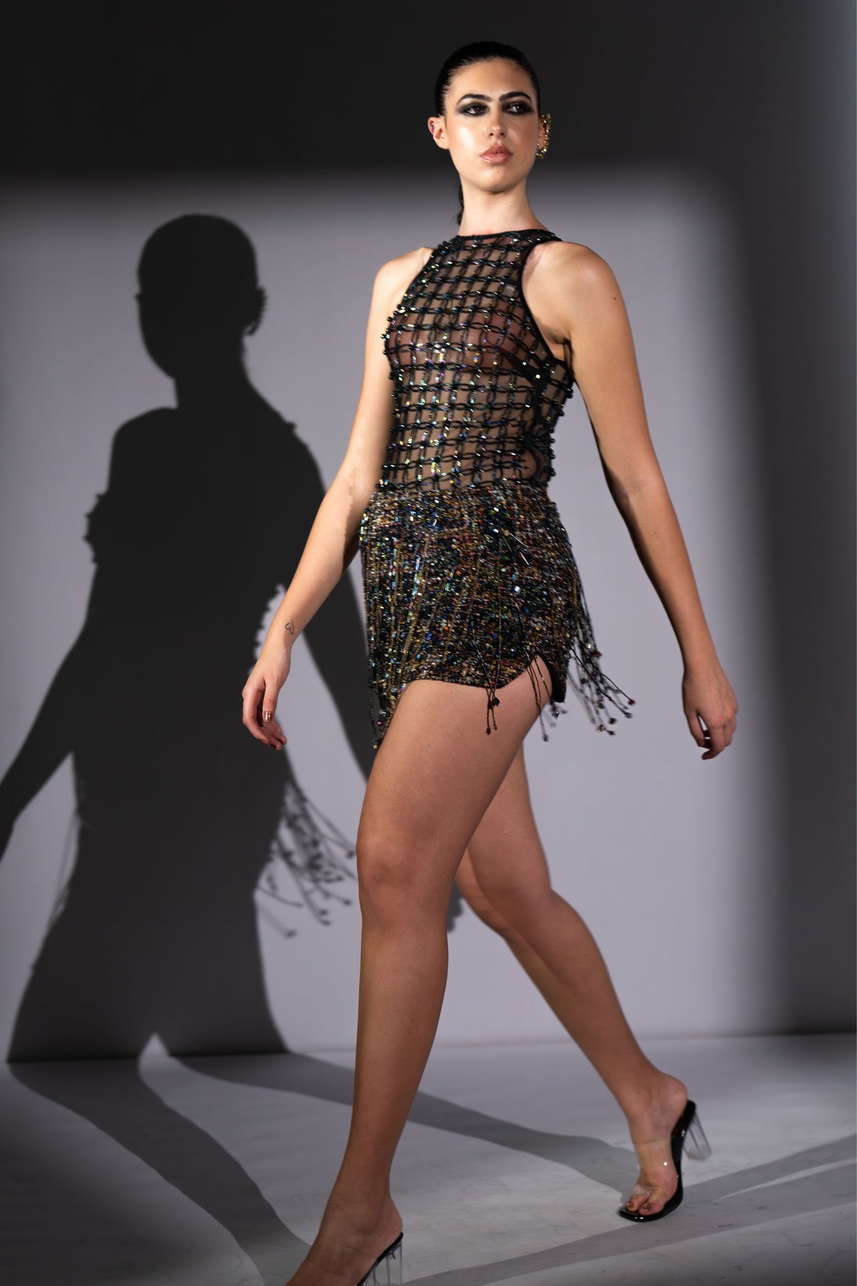 Holographic Web Bodysuit